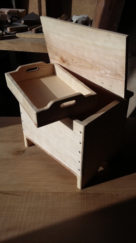 A sewing box